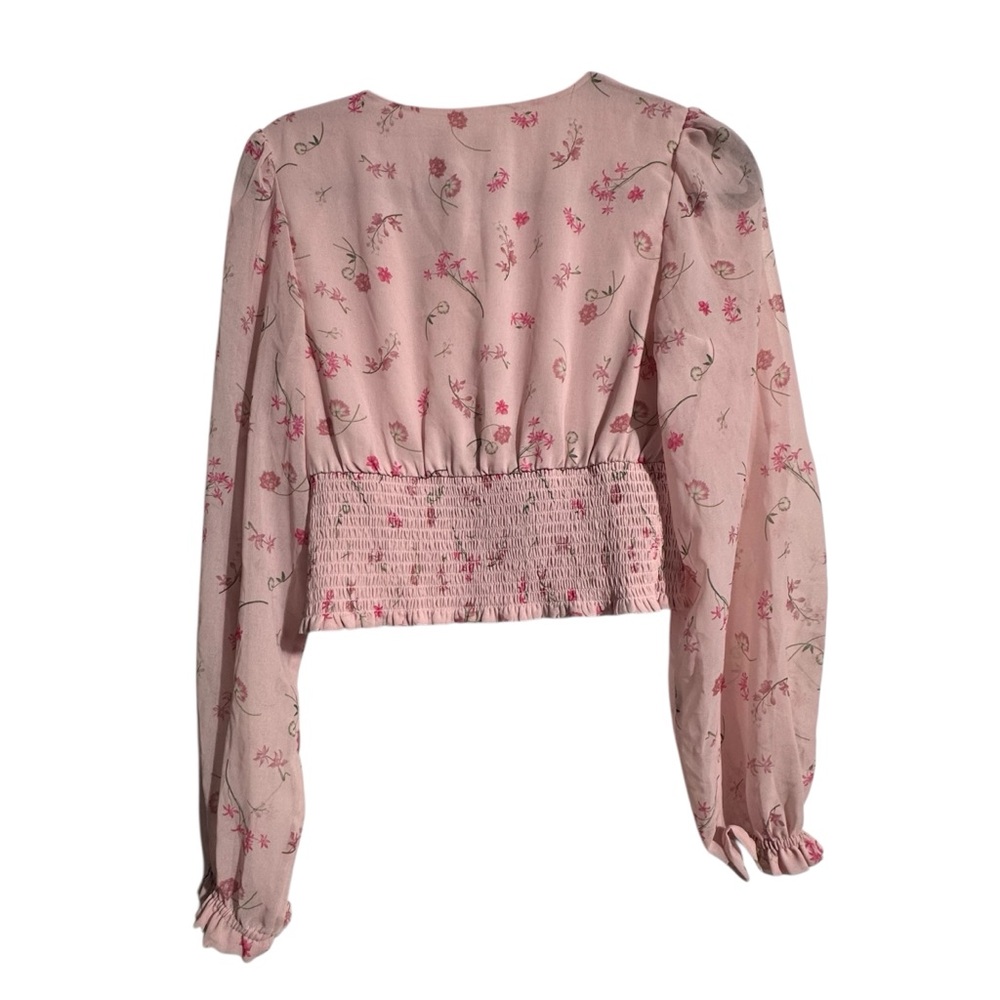 Wilfred Wistful Top Floral Smocked – Size Medium Romantic Flirty Feminine NWT - Picture 3 of 10